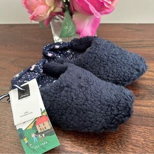 NWT Joules teddy bear fleece slippers, size XL/4Y